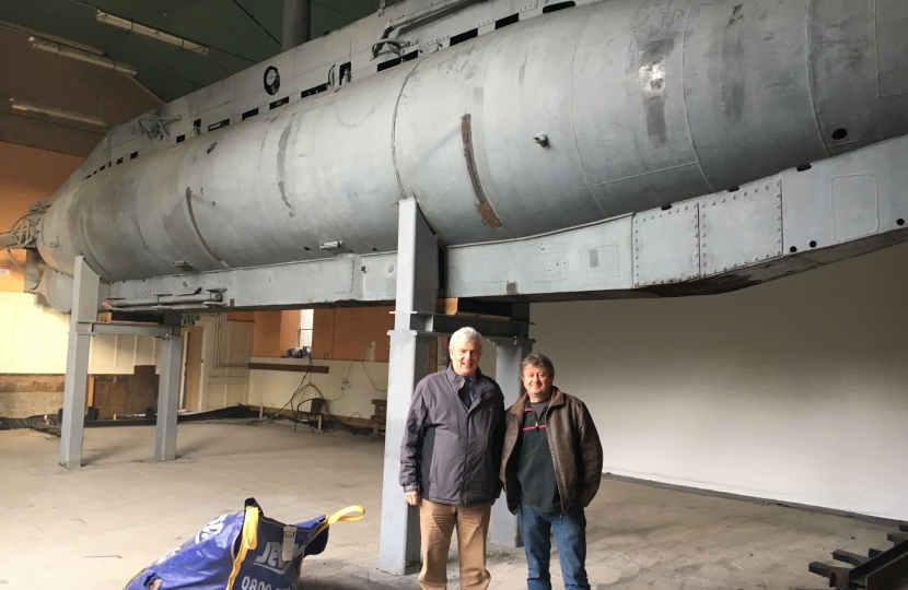 Maurice at Submarine Museum