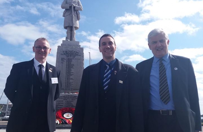 Barbara Morgan, Alastair Redman and Maurice Corry