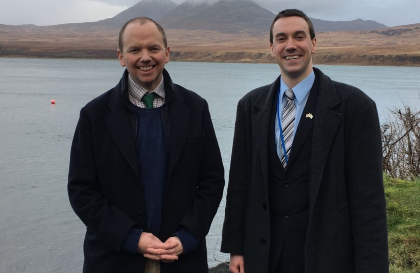 Donald Cameron MSP and Cllr Alastair Redman