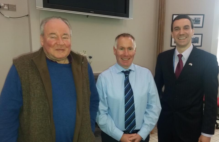 Cllrs Jamie McGrigor, Gary Mulvaney & Alastair Redman