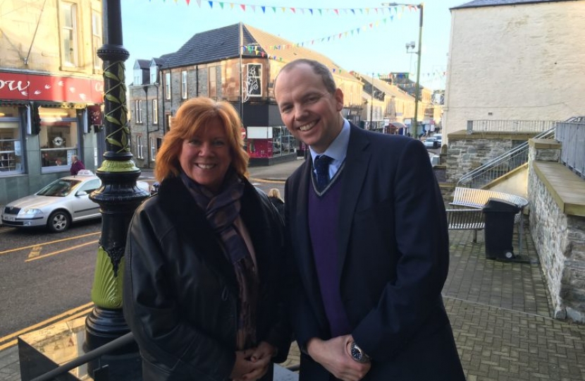 Cllr Yvonne McNeily & Donald Cameron MSP