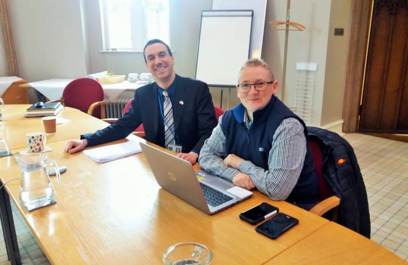 Councillors Alastair Redman and Barbara Morgan