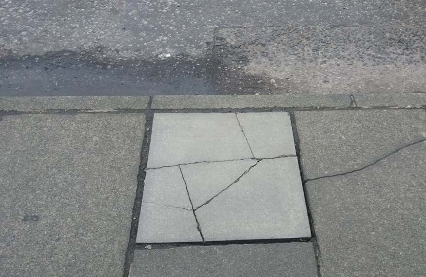 Broken Paving