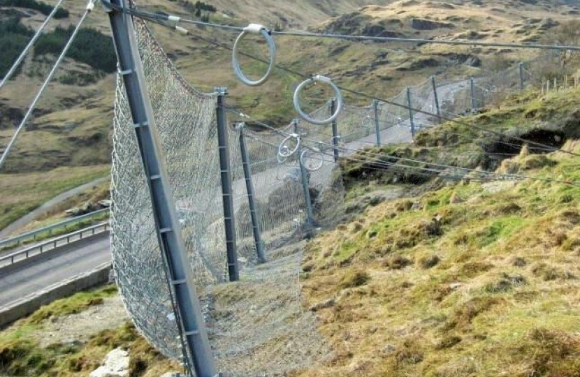 A83 barrier