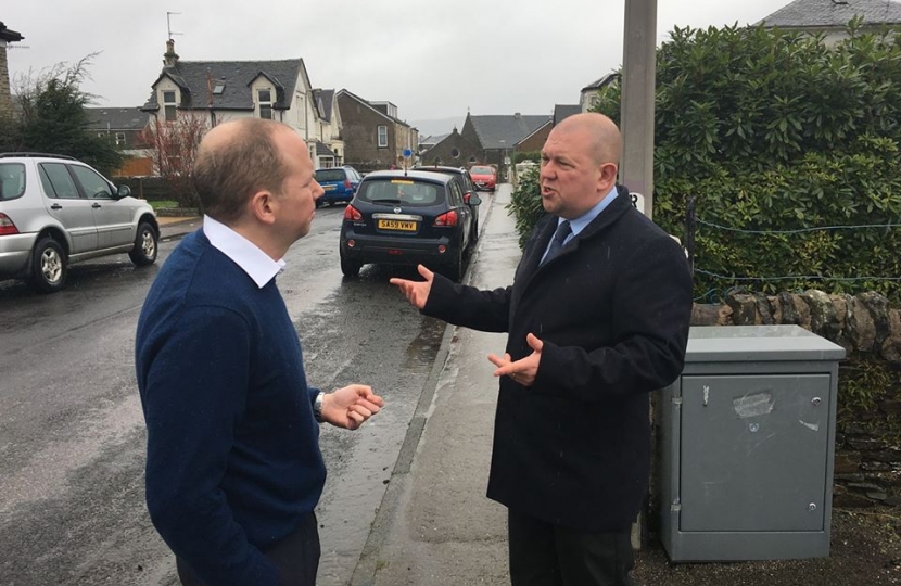 Donald Cameron MSP with Cllr Bobby Good