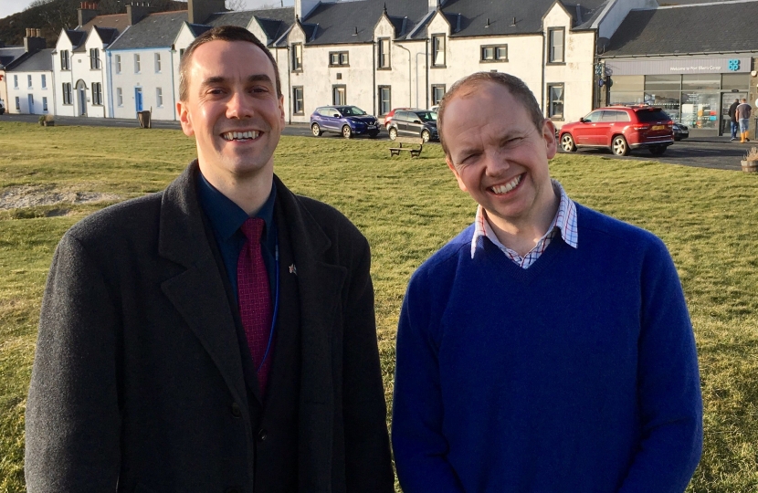 Alastair Redman and Donald Cameron MSP