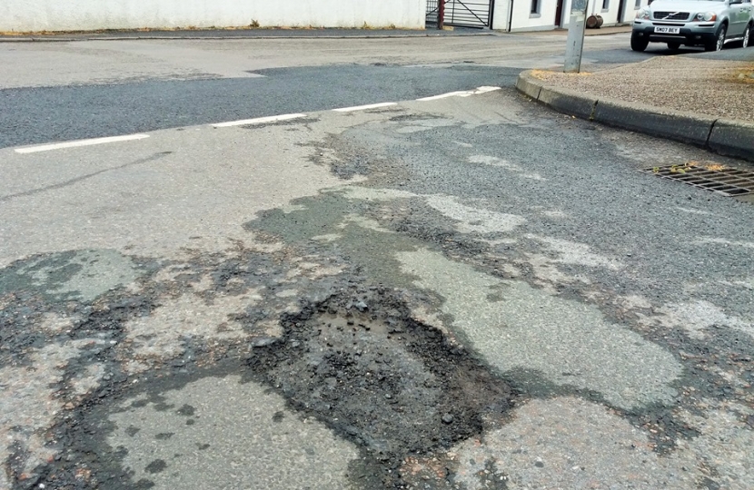 Road in need of repair