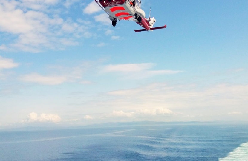 Coast Guard helicopter