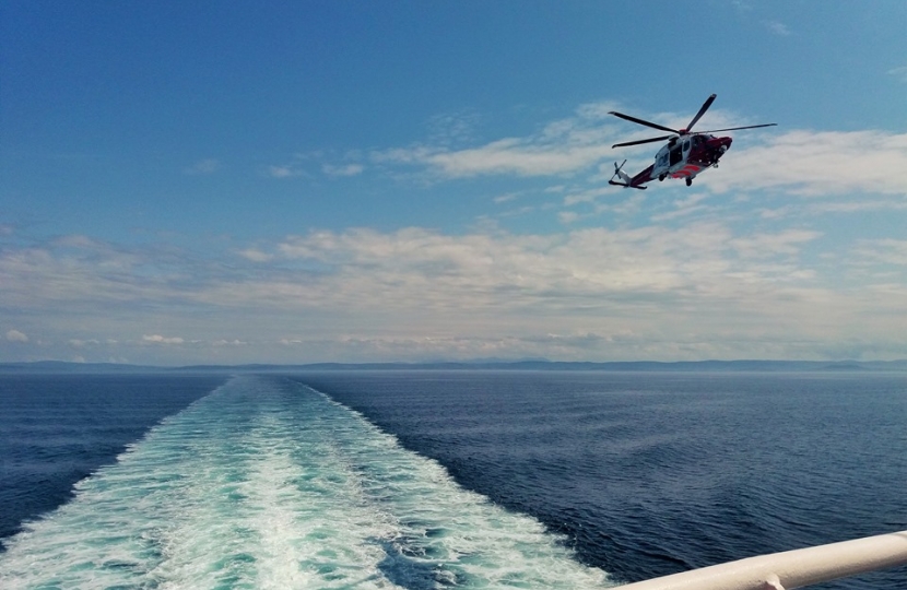 Coast Guard helicopter