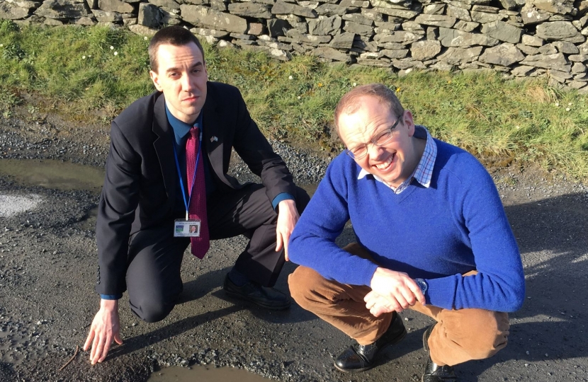 Cllr Alastair Redman with Donald Cameron MSP