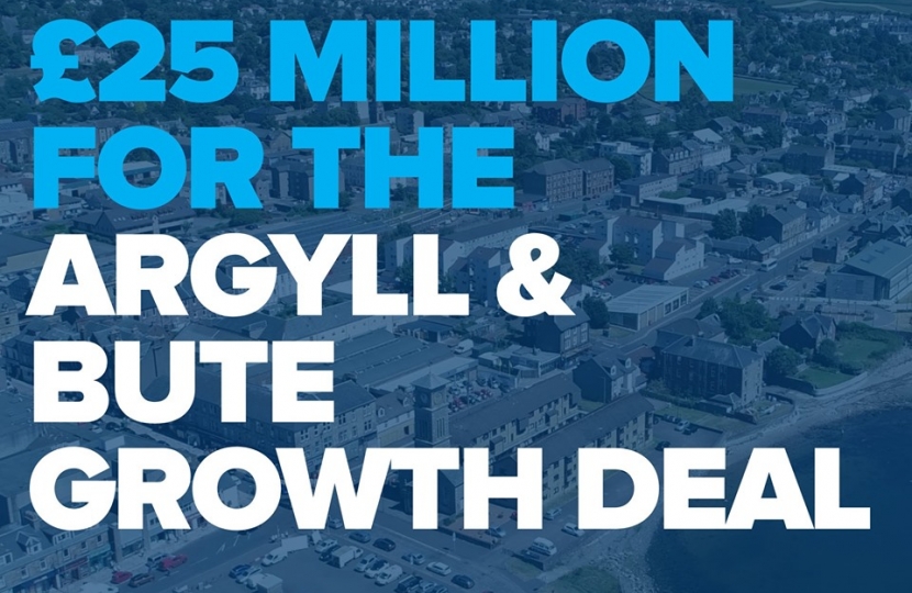 £25M for the Argyll & Bute Growth Deal