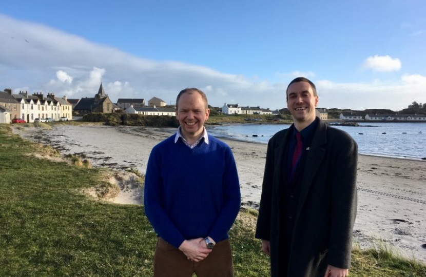 Donald Cameron MSP with Cllr Alastair Redman