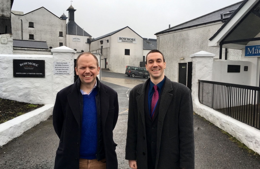 Donald Cameron MSP with Cllr Alastair Redman