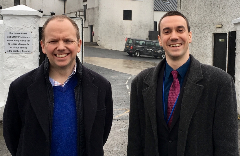 Donald Cameron MSP with Cllr Alastair Redman