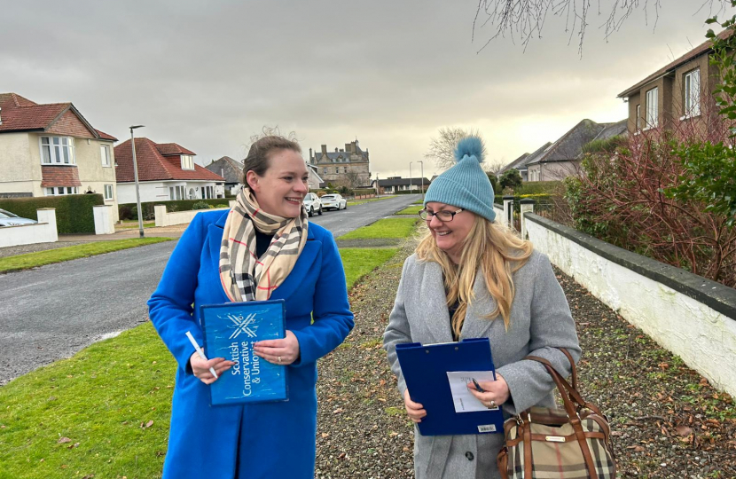 Amanda Hampsey with Dr Lisa Cameron MP