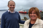 Donald Cameron MSP with Cllr Yvonne McNeilly