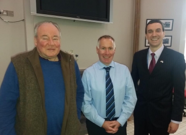 Cllrs Jamie McGrigor, Gary Mulvaney & Alastair Redman