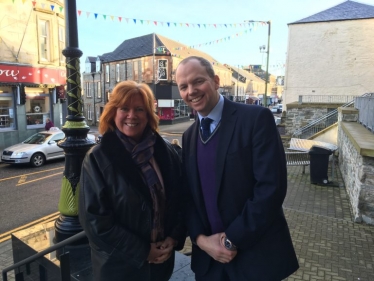 Cllr Yvonne McNeily & Donald Cameron MSP