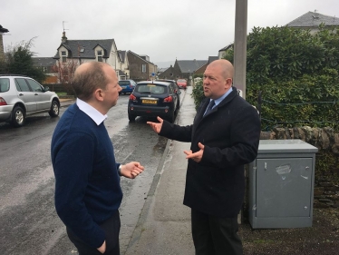 Donald Cameron MSP and Cllr Bobby Good