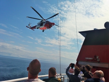 Coast Guard helicopter