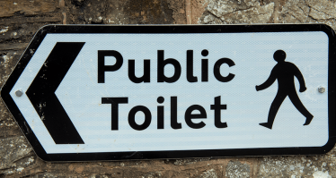 Public Toilet Sign