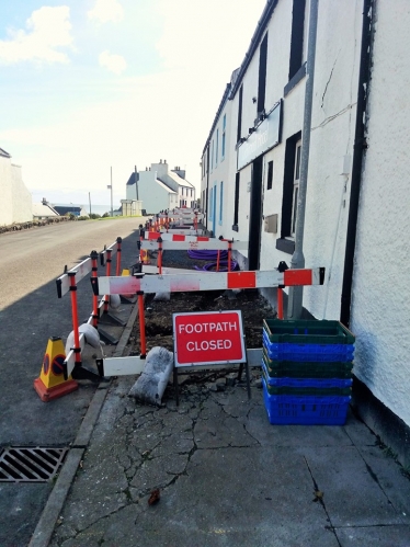 Pavement in need of repair