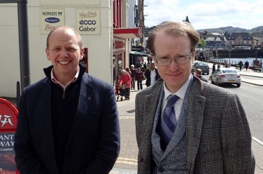 Donald Cameron MSP with Cllr Andrew Vennard