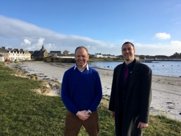 Donald Cameron MSP with Cllr Alastair Redman