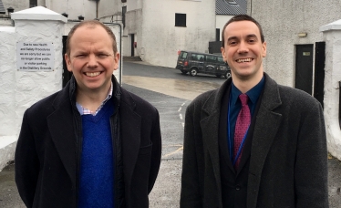 Donald Cameron MSP with Cllr Alastair Redman