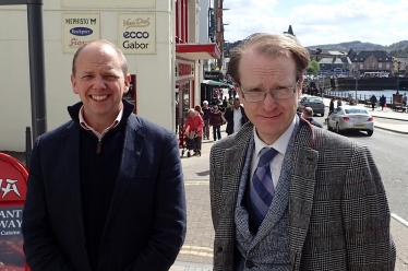 Donald with Cllr Andrew Vennard