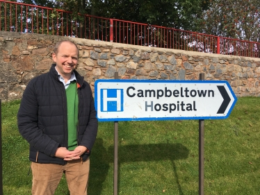 Donald at Campbeltown hospital