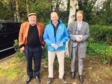 Cllr Sir Jamie McGrigor, Donald Cameron MSP and Cllr Andrew Vennard